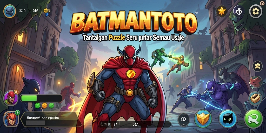 Screenshot gameplay BATMANTOTO menampilkan tantangan puzzle yang menarik.