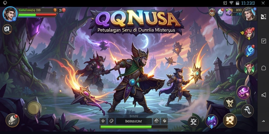 Screenshot dari gameplay QQNUSA yang menunjukkan petualangan mendebarkan.