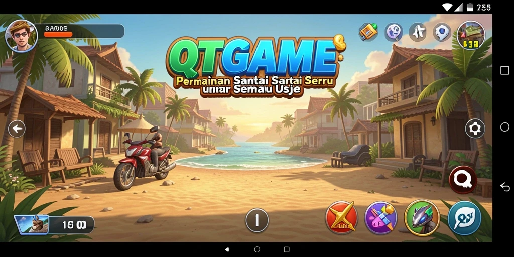 Tampilkan gameplay seru dan interaksi pemain di QTGAME.