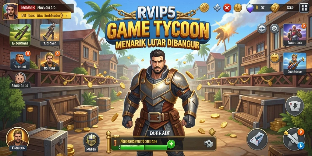 Screenshot menunjukkan gameplay Tycoon yang menarik dan seru.