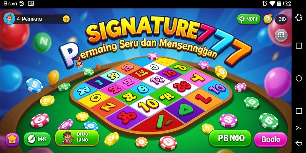 Tampilan gameplay Bingo yang seru dan interaktif.