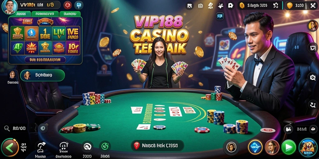 Tampilan gameplay Live Casino yang menarik dan interaktif.